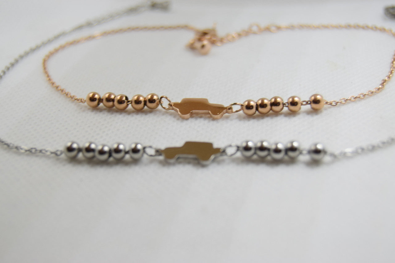 Jeep Bracelet with Sliding Beads
