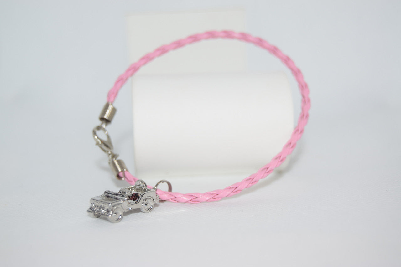 Jeep Charm Rope Style Bracelet