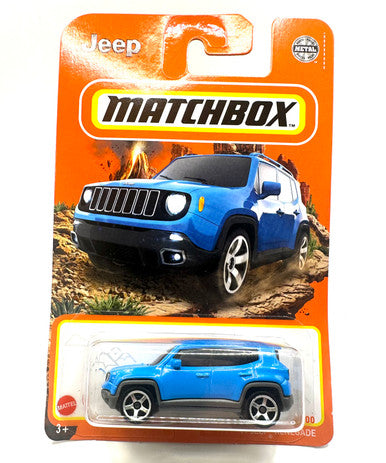 Matchbox MBX City 2019 Jeep Renegade |Blue