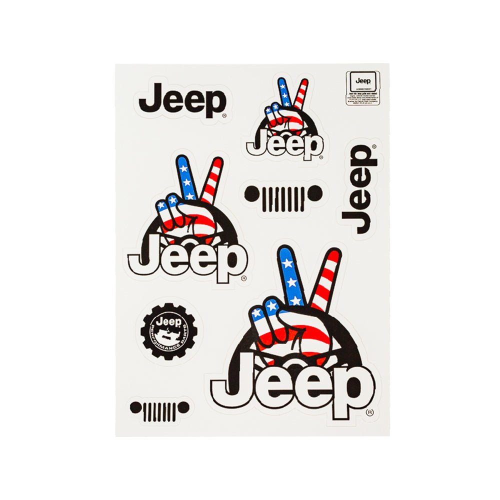 Sticker Sheet - Jeep® Wave