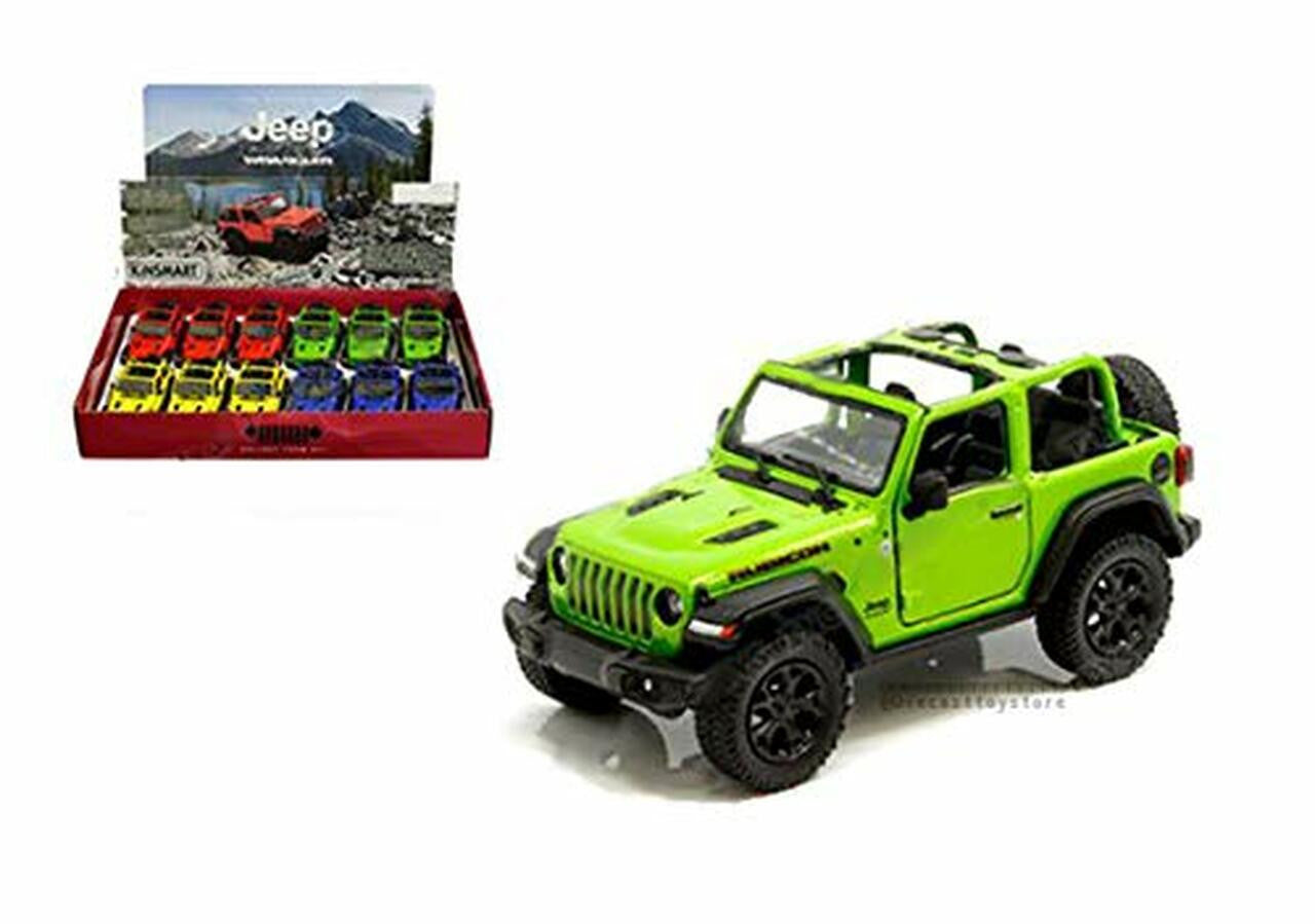 Kinsmart 1:34 - 2018 Jeep Wrangler without Hard Top Red)
