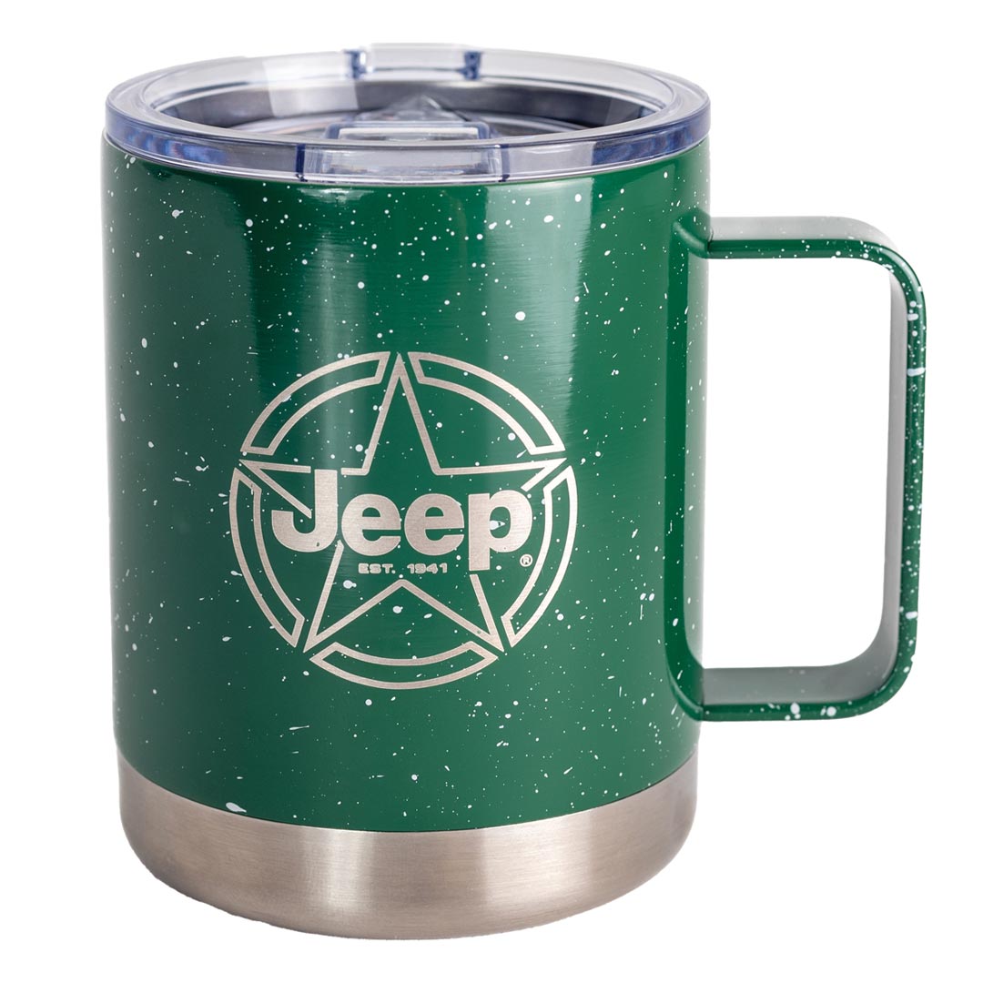 Front Side of Jeep Star Coffee Mug