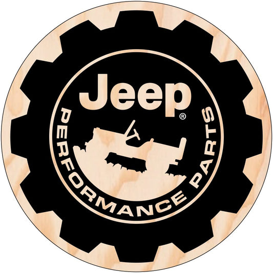 Sticker - Jeep® Performance Parts - WoodGrain - Round