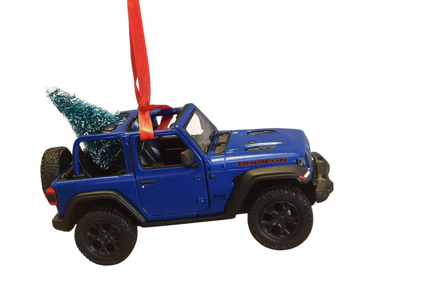 Blue Jeep Wrangler JL Rubicon Christmas Tree Ornament – Gift for Enthusiasts