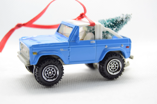 Ford Bronco with Tree Ornament-Diecast