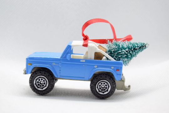 Ford Bronco with Tree Ornament-Diecast