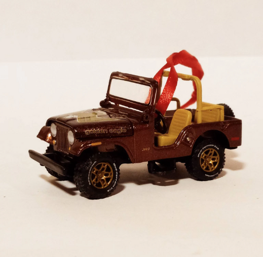 Jeep CJ Golden Eagle Ornament
