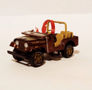 Jeep CJ Golden Eagle Ornament