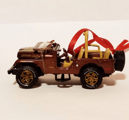 Jeep CJ Golden Eagle Ornament