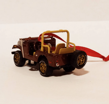 Jeep CJ Golden Eagle Ornament