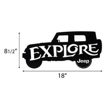 Explore Jeep Sign