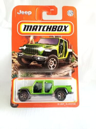 Jeep Gladiator Rubicon Diecast Model Car Matchbox 1/64