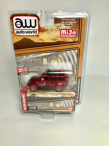 RARE Chase Car - 2018 Jeep Wrangler Rubicon - 1/64 scale die cast model Jeep - Auto World
