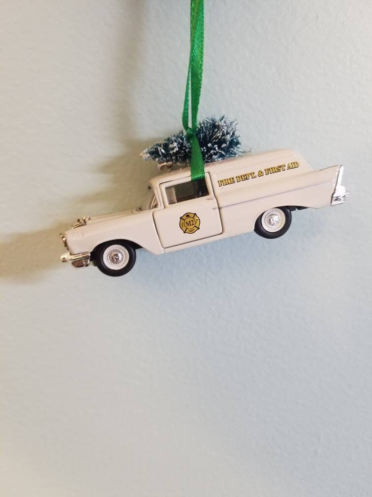 1957 Chevrolet Fire Department First Responder Ornament
