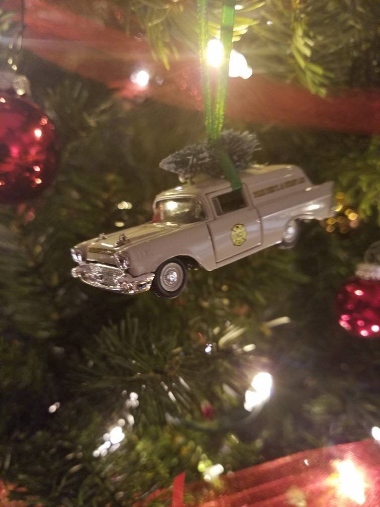 1957 Chevrolet Fire Department First Responder Ornament