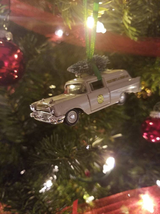 1957 Chevrolet Fire Department First Responder Ornament