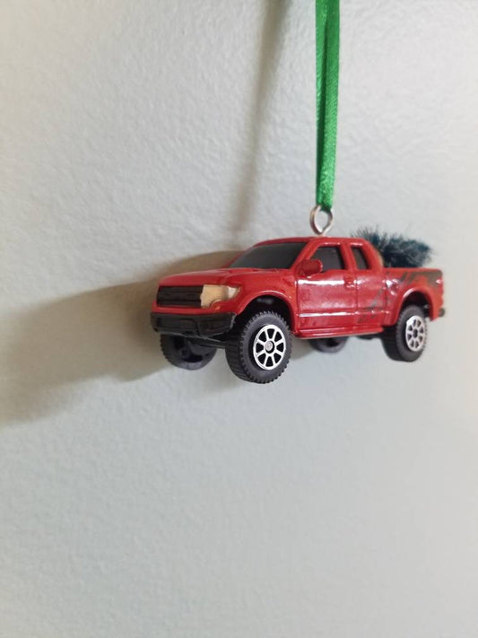 Ford Pick up Truck with Christmas Tree