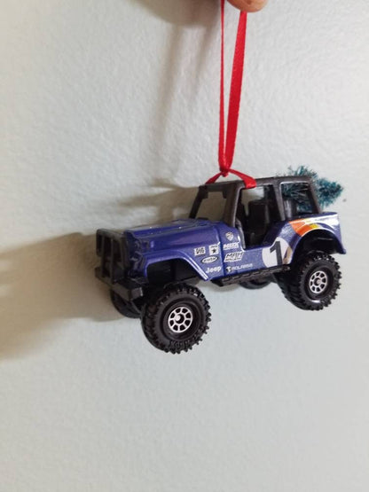 1960 Jeep CJ5 Ornament. When the tree won't fit!