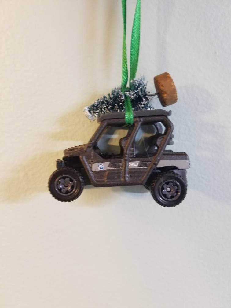Jurassic World ATV Christmas Ornament