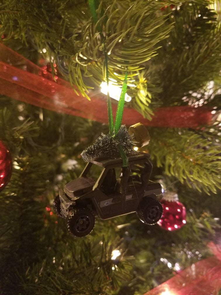 Jurassic World ATV Christmas Ornament