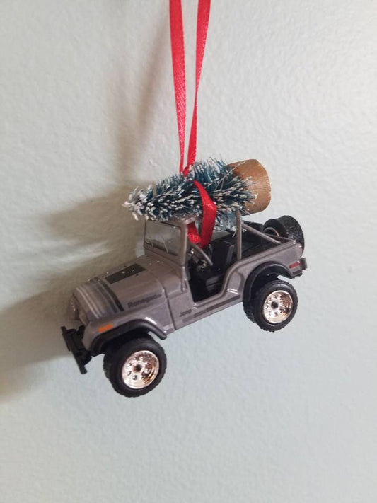 Jeep CJ5 Christmas Tree Ornament