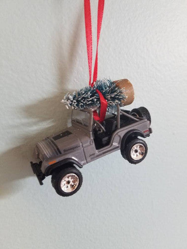 Jeep CJ5 Christmas Tree Ornament