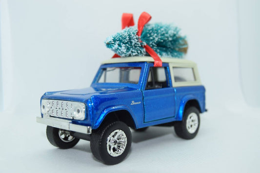 Ford Bronco with Tree Ornament