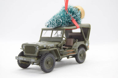 Jeep Willys Christmas Ornament