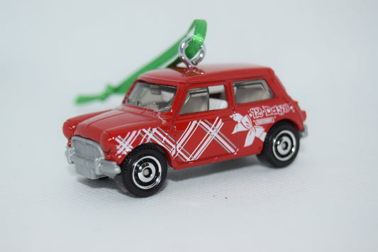Holiday Mini Cooper Christmas Ornament