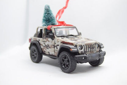 Jeep Wrangler JL Rubicon Desert Camo Christmas Ornament- Limited Edition