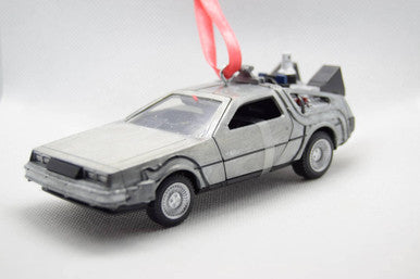 DeLorean Holiday Ornament