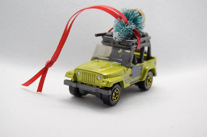 Jeep TJ Wrangler Christmas Ornament