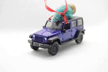 Jeep Wrangler Unlimited JKU with Tree Ornament