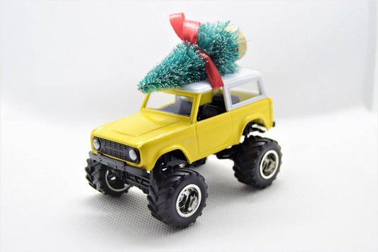 Ford Bronco Christmas Ornament with Tree