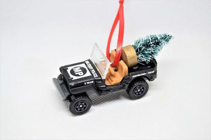 Jeep Willys with Tree Ornament Military Police