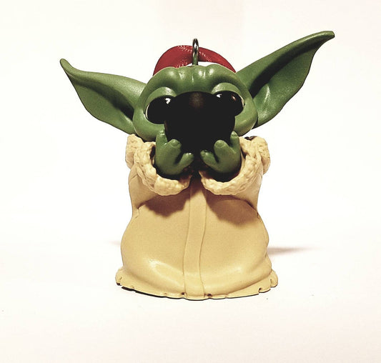 Baby Yoda with Bowl Ornament
