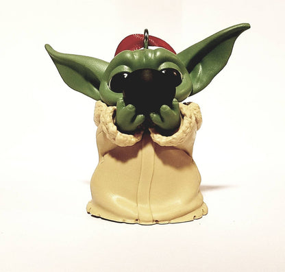 Baby Yoda with Bowl Ornament