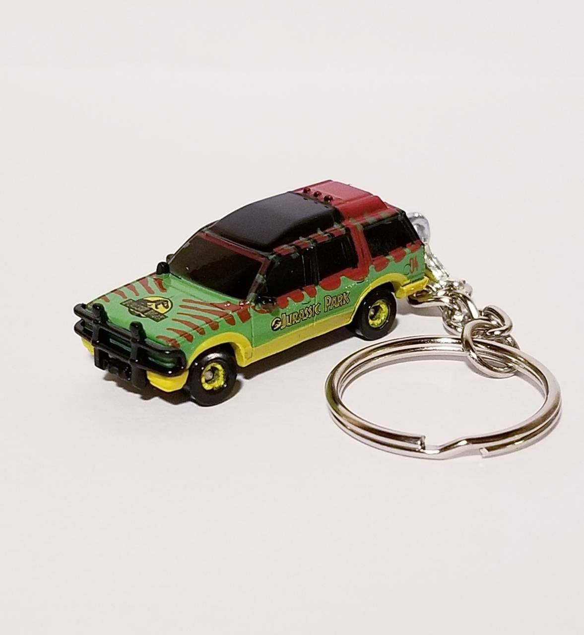 Jurassic Park Ford Explorer Keychain