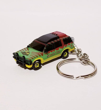 Jurassic Park Ford Explorer Keychain