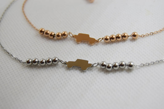 Jeep Bracelet with Sliding Beads — Offroad Collectibles.
