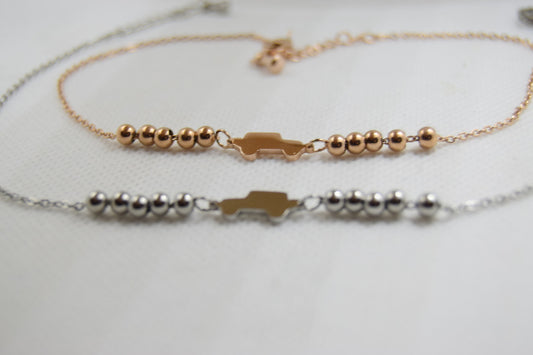 Jeep Bracelet with Sliding Beads — Offroad Collectibles.