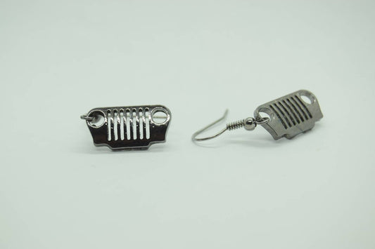 Jeep Grille Jeep Wrangler TJ Earrings — Offroad Collectibles.