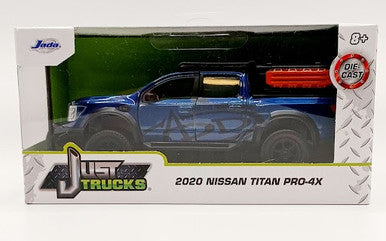 Blue  2020 NISSAN TITAN PRO-4X PICKUP TRUCK 1:32 SCALE JADA