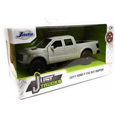 Jada Toys Jada Just Trucks Lite Gray 2011 Ford F-150 SVT Raptor - 1:32 Scale
