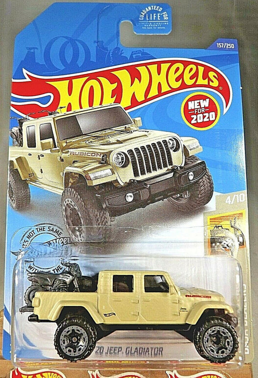 DieCast Hotwheels '20 Gladiator 157/250 [tan], Baja Blazers 4/10