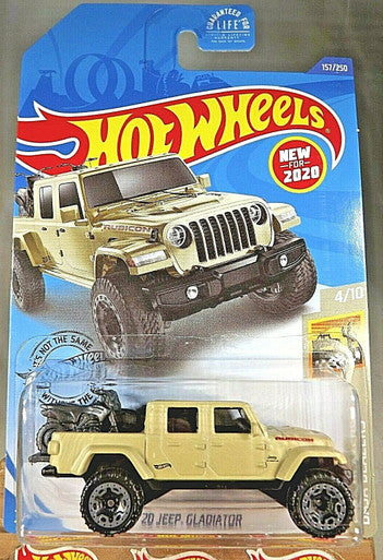 DieCast Hotwheels '20 Gladiator 157/250 [tan], Baja Blazers 4/10