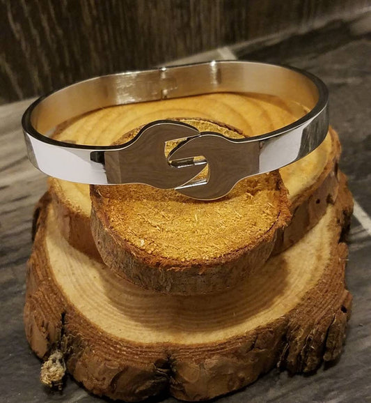 Silver Wrench Bracelet — Offroad Collectibles.