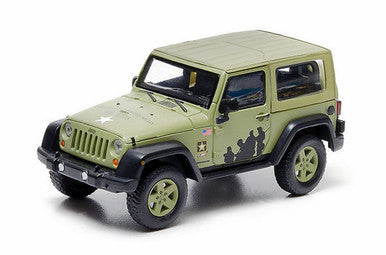GREENLIGHT 1:43 2012 JEEP WRANGLER - U.S. ARMY