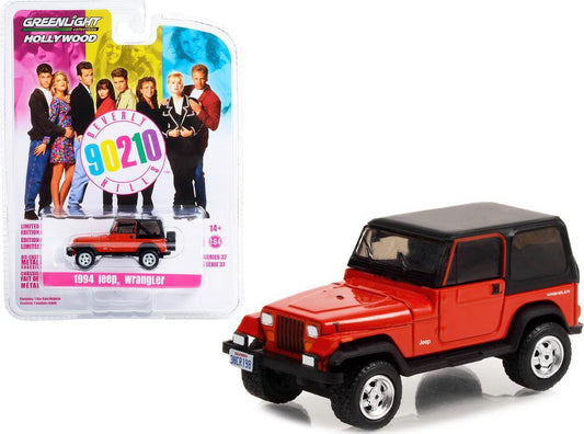 Beverly Hills, 90210 - 1994 Jeep Wrangler 1:64 Scale Diecast Replica Model by Greenlight